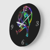 Grande Horloge Ronde Scoot the Moon - Scooter Champ (Angle)