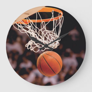 Grande Horloge Ronde Score au basket