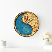 Grande Horloge Ronde Scorpion & Serpent de Feu (Maison)