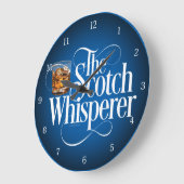 Grande Horloge Ronde Scotch Whisperer Large Clock (Angle)