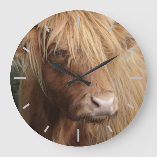 Grande Horloge Ronde Scottish Highland cow (Recto)