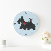 Grande Horloge Ronde scottish terrier (Maison)