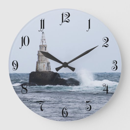 Grande Horloge Ronde Seascap with lighthouse (Recto)