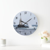 Grande Horloge Ronde Seascap with lighthouse (Maison)
