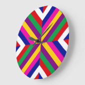 Grande Horloge Ronde Section transversale stellaire - Jaune/Violet - Dy (Angle)