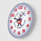 Grande Horloge Ronde Semaine nationale de la défense civile (Angle)