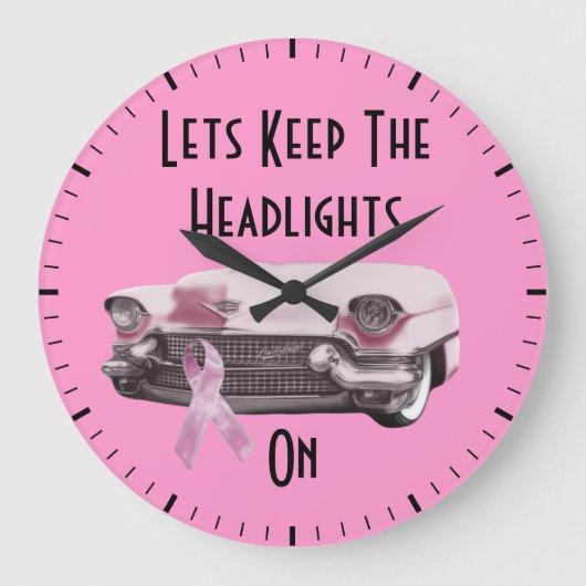 Grande Horloge Ronde Sensibilisation au cancer du sein (Recto)