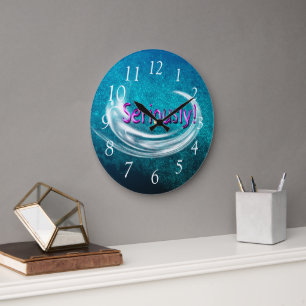 Grande Horloge Ronde Sérieusement