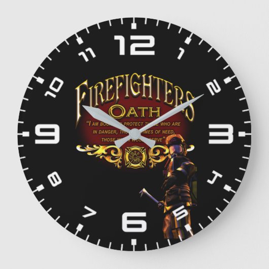 Grande Horloge Ronde Serment des pompiers (Recto)