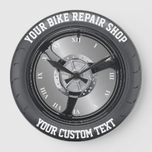 Grande Horloge Ronde Service de moto de voiture de réparation de pneu