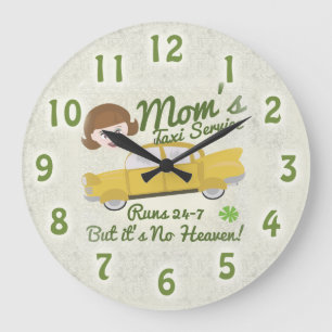 Grande Horloge Ronde Service de taxi de maman