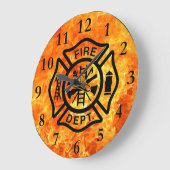 Grande Horloge Ronde Service des incendies (Angle)