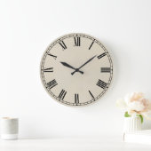 Grande Horloge Ronde Shaker Style 01 (Maison)