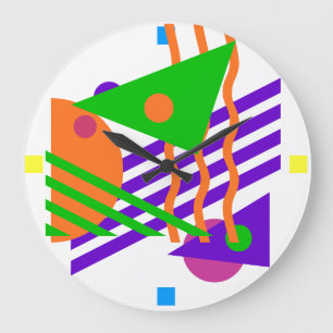 Grande Horloge Ronde Shapecolor 80s (lumière)
