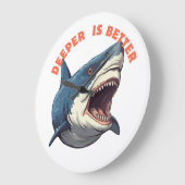 Grande Horloge Ronde Shark Clock (Angle)