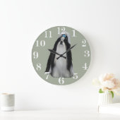 GRANDE HORLOGE RONDE SHIH TZU (Maison)