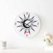 Grande Horloge Ronde Shining Sun Crescent Moon (Maison)