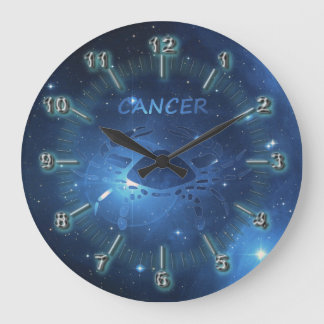 Grande Horloge Ronde Signe de zodiaque de Cancer