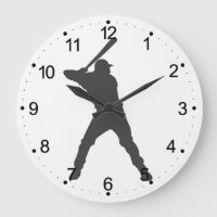 Silhouette du joueur de baseball
