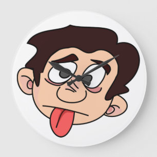 GRANDE HORLOGE RONDE SILLY MAN