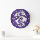 Grande Horloge Ronde Silver Dragon on Imperial Purple (Maison)