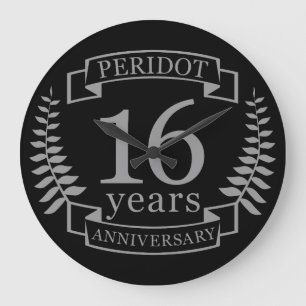 Grande Horloge Ronde Silver Traditional wedding anniversary 16 ans