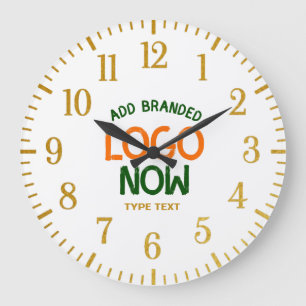 GRANDE HORLOGE RONDE SIMPLE CONTEMPORAIN NETTOYÉ BLANC FASHIONABLE CLIE
