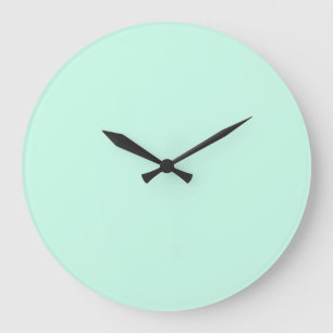 Grande Horloge Ronde simple couleur simple uni couleur personnalisée pa