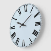 Grande Horloge Ronde Simple customizable roman (Angle)