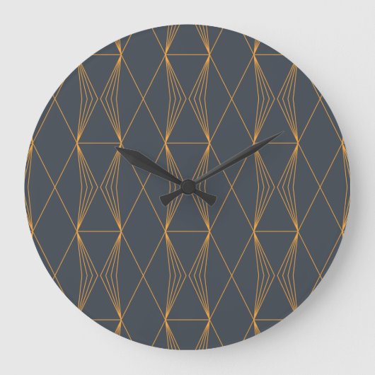 Grande Horloge Ronde Simple, élégant, cool, trendy line graphic (Recto)