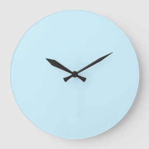 Grande Horloge Ronde simple minimal solid color custom pastel custom th