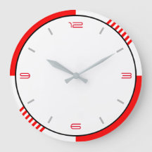 Simple minimaliste rouge blanc et noir