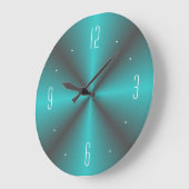Grande Horloge Ronde Simplistic Pretty Green > Kitchen Wall Clock (Angle)