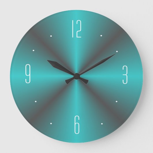 Grande Horloge Ronde Simplistic Pretty Green > Kitchen Wall Clock (Recto)