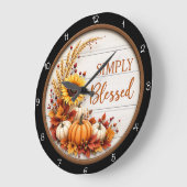 Grande Horloge Ronde Simply Blessed Autumn  (Angle)