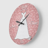 Grande Horloge Ronde "Simply Lace" Clock (Angle)