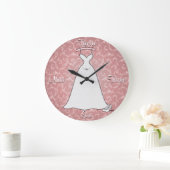 Grande Horloge Ronde "Simply Lace" Clock (Maison)