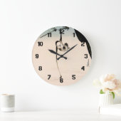 Grande Horloge Ronde Singe et la réflexion de lune (Maison)