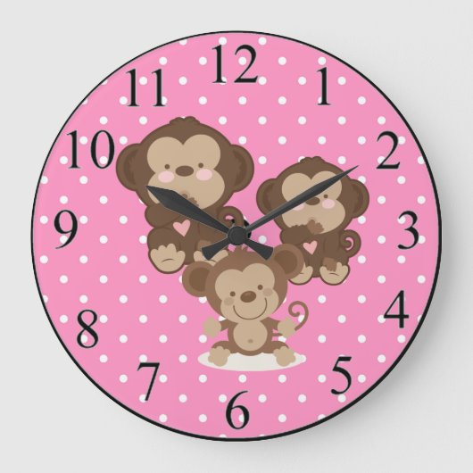 Grande Horloge Ronde Singes (Recto)