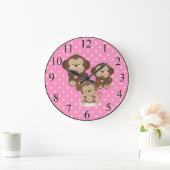 Grande Horloge Ronde Singes (Maison)