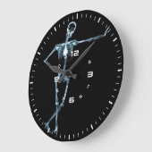 Grande Horloge Ronde skeleton x ray wall clock (Angle)