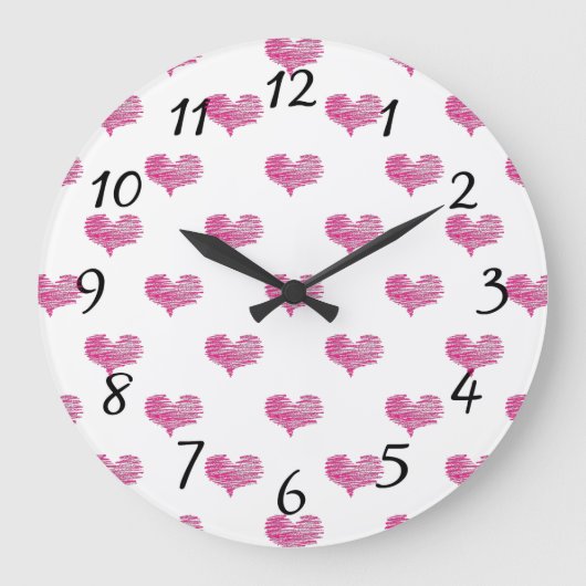 Grande Horloge Ronde Sketch de Love Valentine (Recto)
