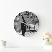 Grande Horloge Ronde Skier de nuit - Ski de descente (Maison)