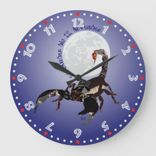 Grande Horloge Ronde Skorpion