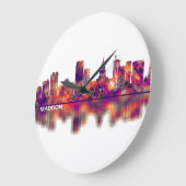 Grande Horloge Ronde Skyline de Madison (Angle)