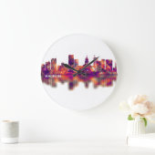 Grande Horloge Ronde Skyline de Madison (Maison)