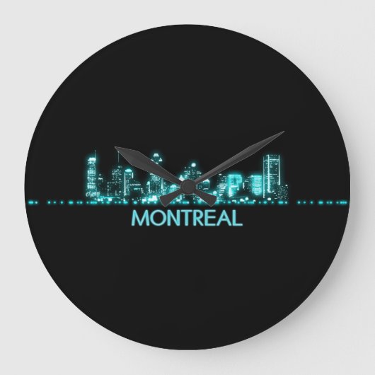 Grande Horloge Ronde Skyline de Montréal (Recto)