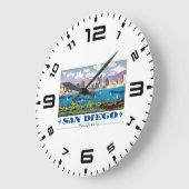 Grande Horloge Ronde Skyline San Diego (Angle)