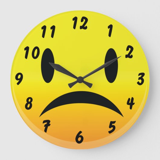 Grande Horloge Ronde Smilie Face (Recto)