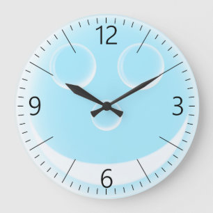 Grande Horloge Ronde Smiling bubble